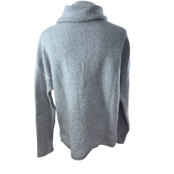 "ATHLETA" Women's Wool Blend Cowl Neck Sweater Office Work Classic Preppy Warm - Picture 3 of 11